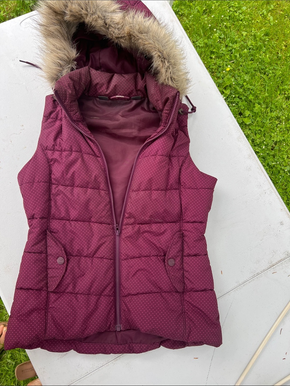 Wind River vest with hood